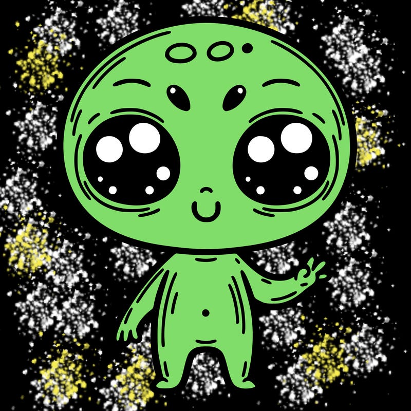 alien cute