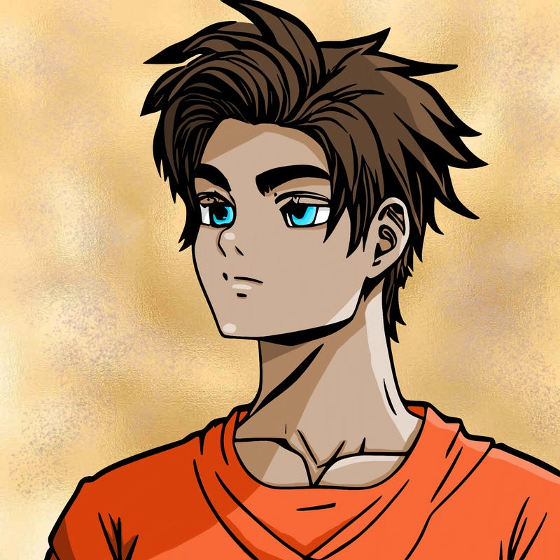 anime boy with good hair