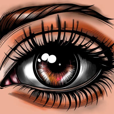 realistic eye