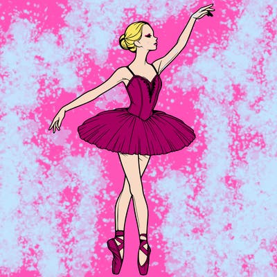 realistic ballerina