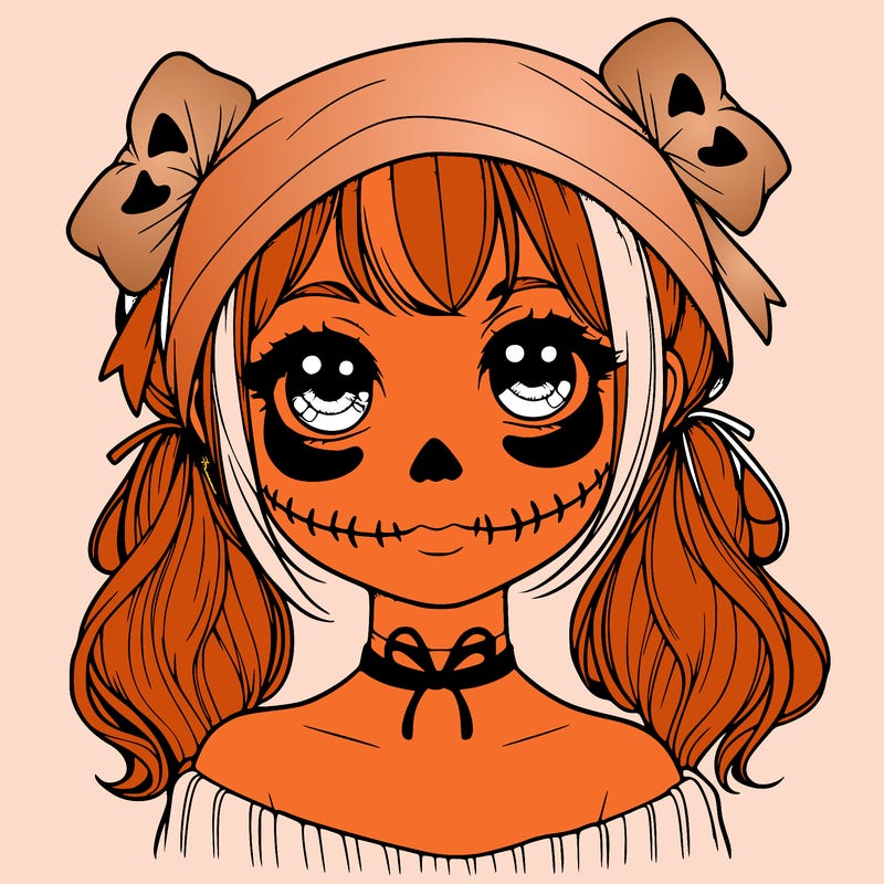 realistic girl halloween