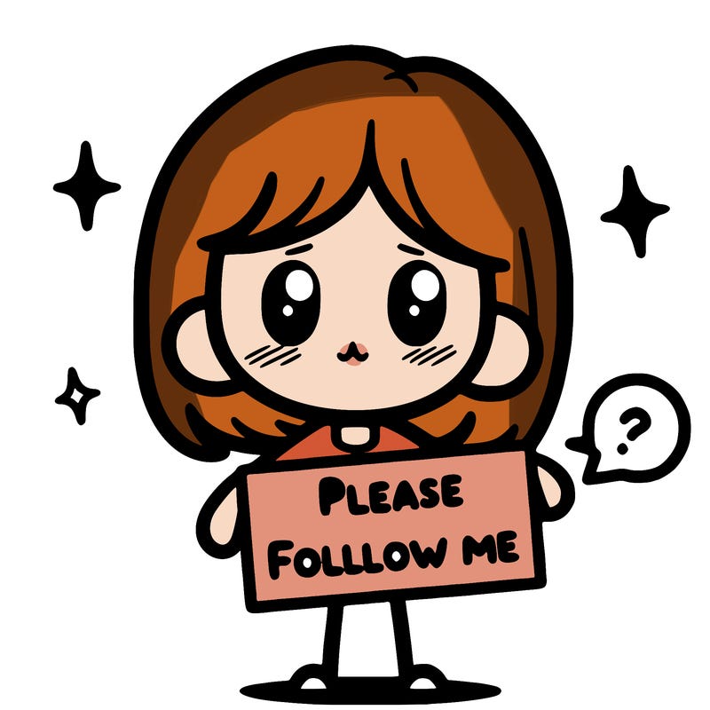 please follow me