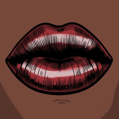 realistic lips