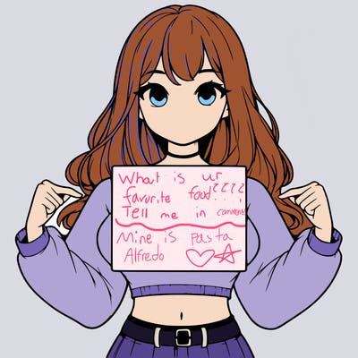 girl holding a blank sign in a long sleeve crop top