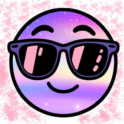 emoji with sunglasses