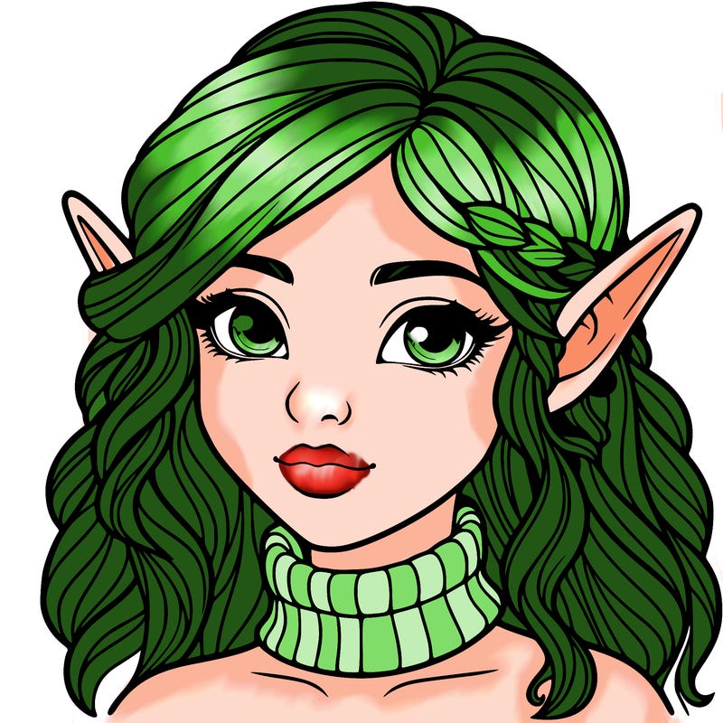 realistic girl elf