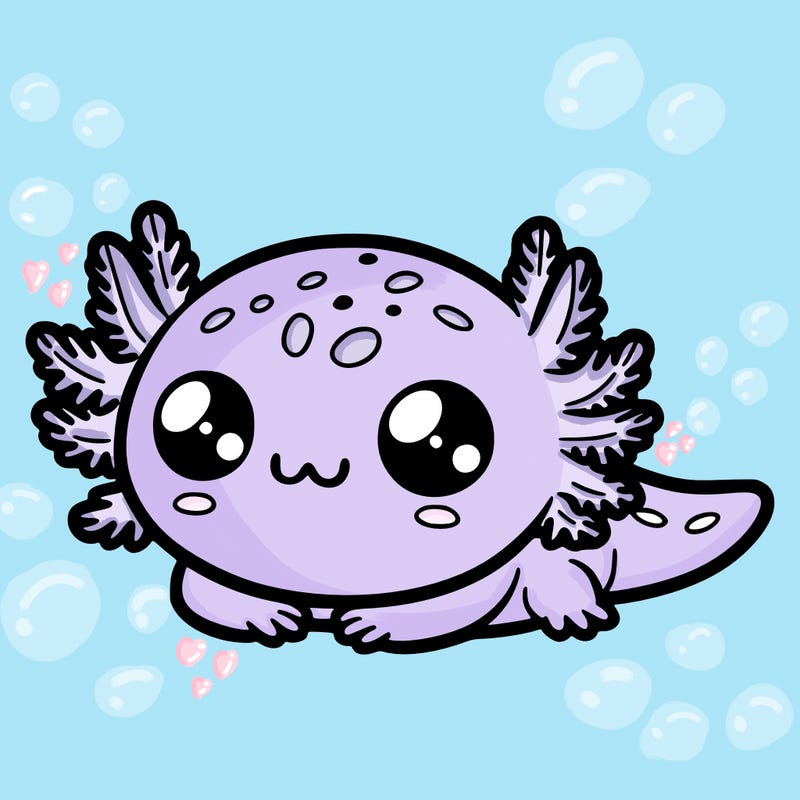 cute axolotl