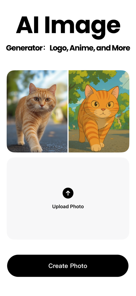 Owen 3 AI image generator showing realistic and anime cat styles