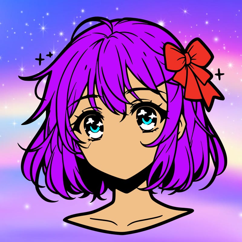 anime girl face