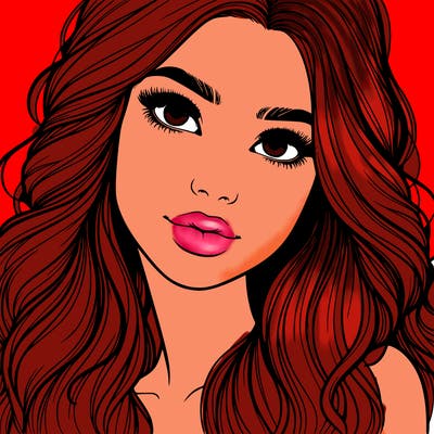 beautiful realistic girl