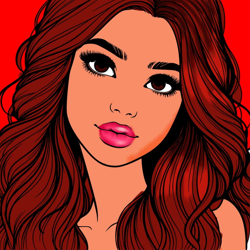 beautiful realistic girl