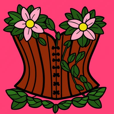flower corset