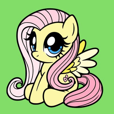 fluttershy muy little pony