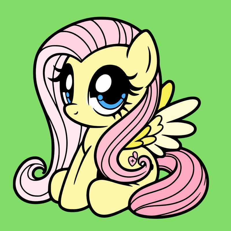 fluttershy muy little pony