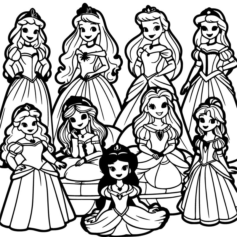 all the princesses