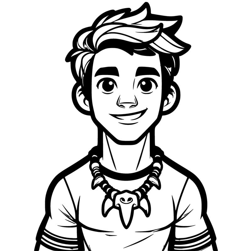 jj maybank guy from obx shark tooth necklace loves surfing