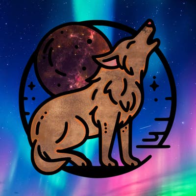 wolf in the moon