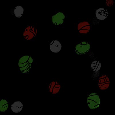 reindeer guiding santa's sleigh