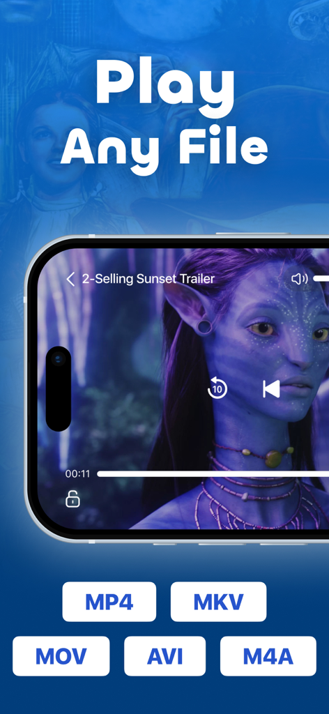 Player Xtreme – Video Player - Player Xtreme app interface playing a high definition video on iPhone with support for multiple formats like MKV and MP4