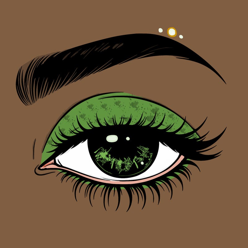 eye closed realistic