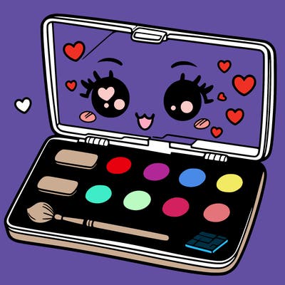 makeup pallet