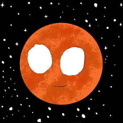 a circle with nothing around it