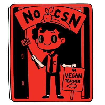 caseoh banning the vegan teacher