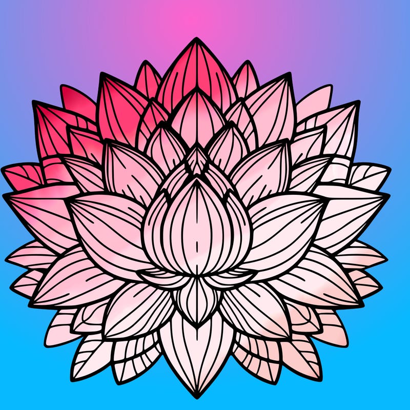 lotus flower mandala