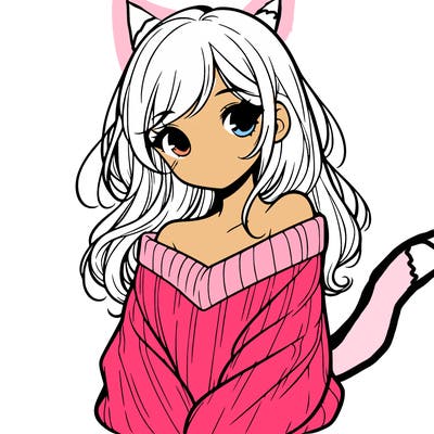 shy pretty girl wearing a sweater that is falling off one shoulder portrait