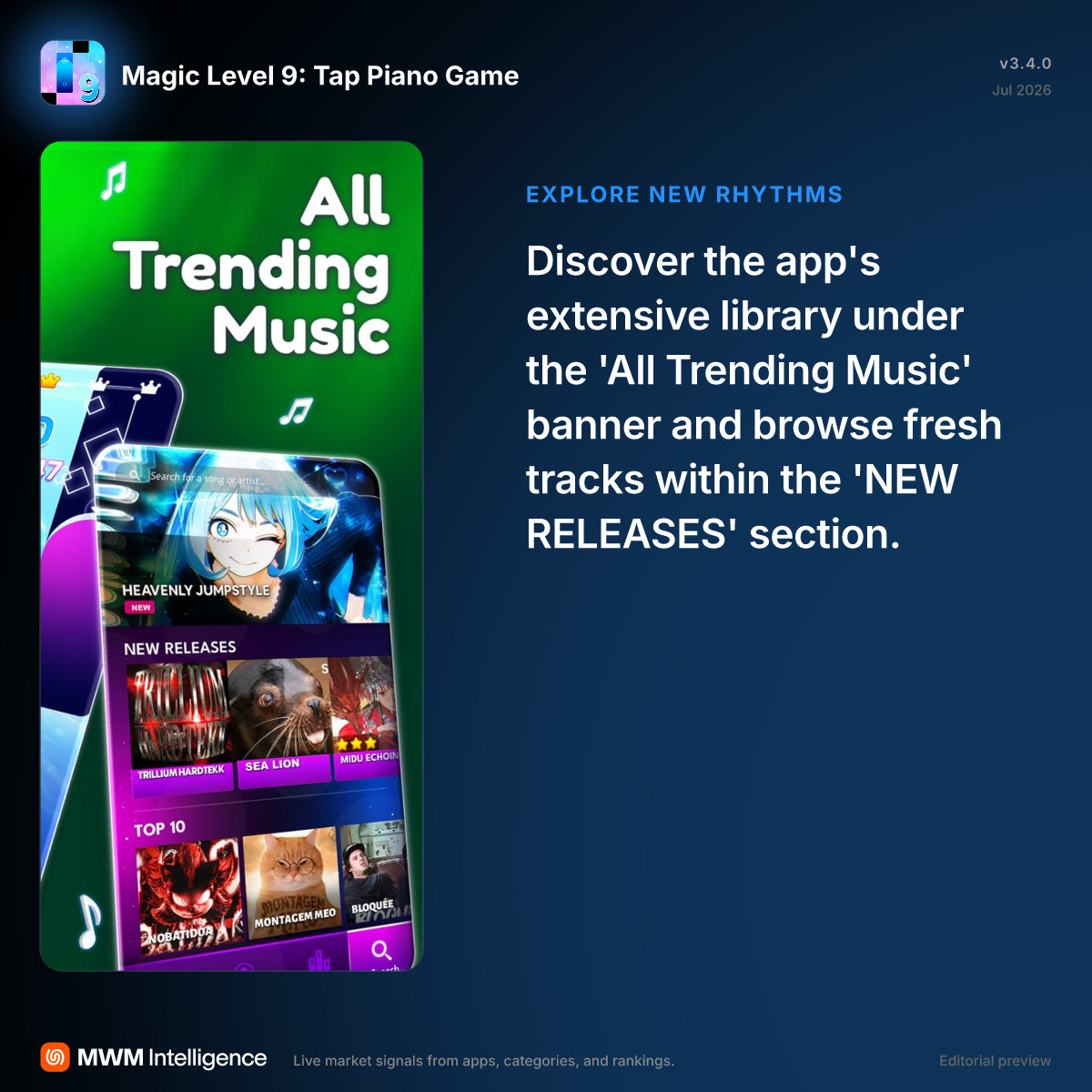 Magic Level 9: Tap Piano Game - Games App | MWM