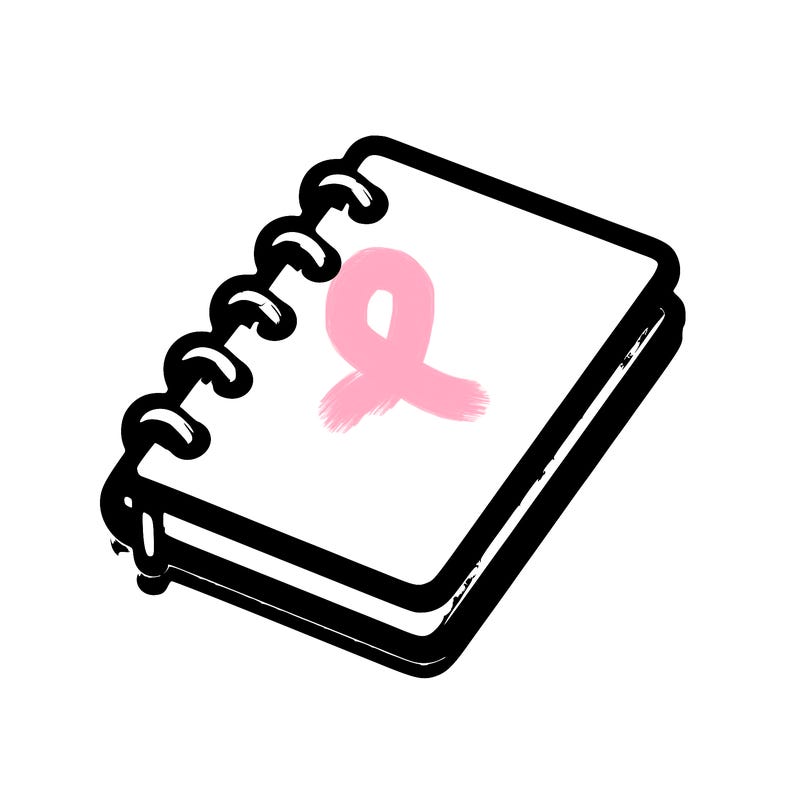 realistic blank notebook