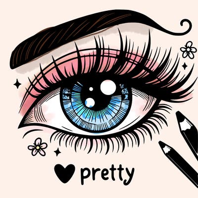 pretty eye