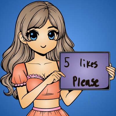 realistic pretty girl holding blank sign