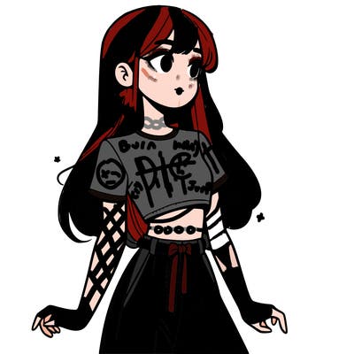 girl in a cute crop top