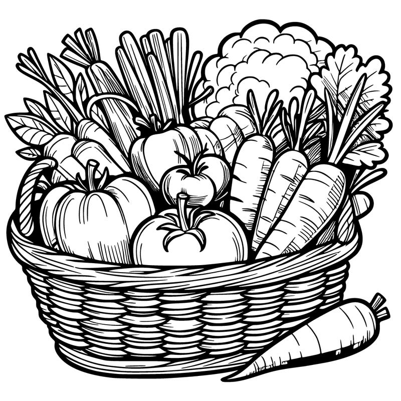 vegetables in a basket