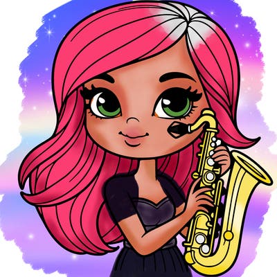 saxophone girl
