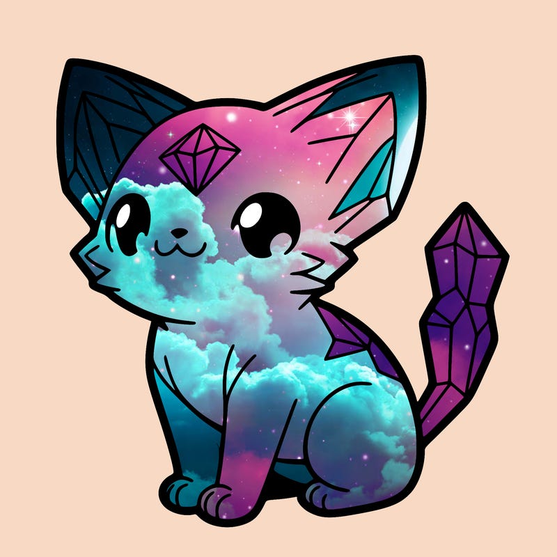 crystal kitten