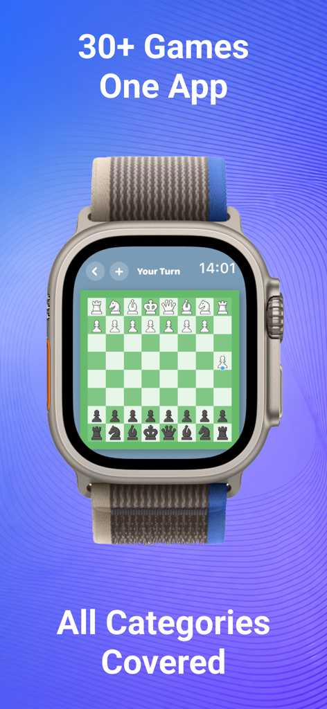 WristJoy - Games for Watch - Jugando ajedrez en un Apple Watch con la app WristJoy