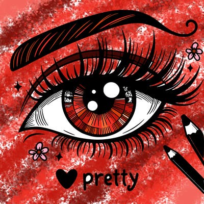 pretty eye