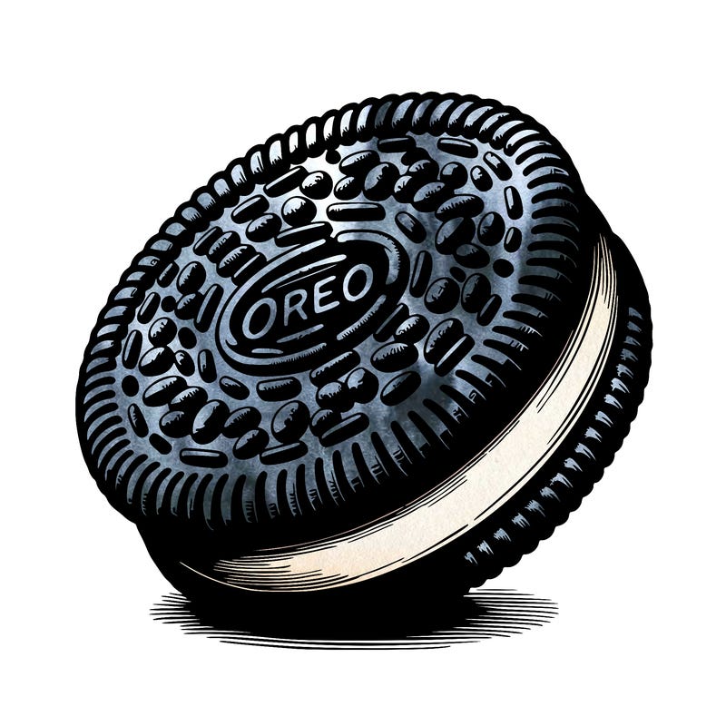 realistic oreo