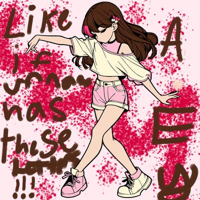 realistic girl danceing