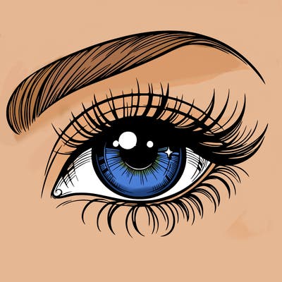 a beautiful eye