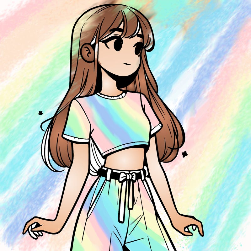 girl in a cute crop top