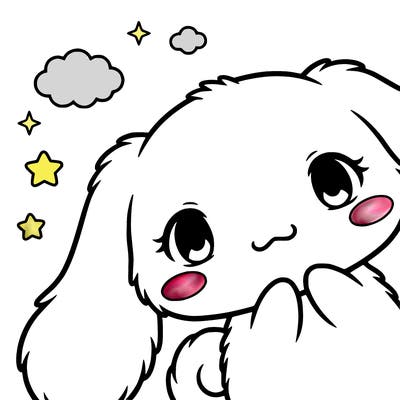 anime cinnamoroll cute fluffy