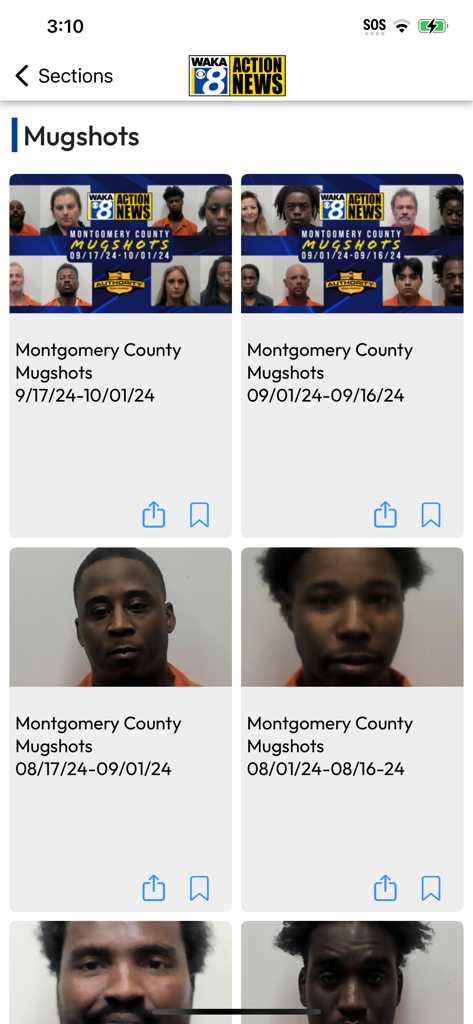 WAKA News - WAKA News app mugshots section for Montgomery County Alabama