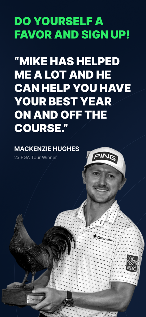 Fit For Golf 2.0 - Testimonial from PGA Tour winner Mackenzie Hughes for the Fit For Golf app