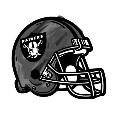 las vegas raiders helmet