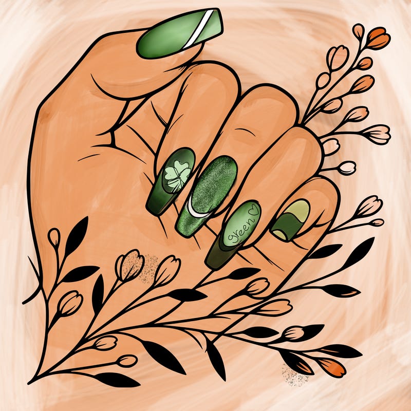 nails with french tip