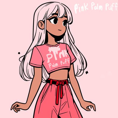 girl in a cute crop top