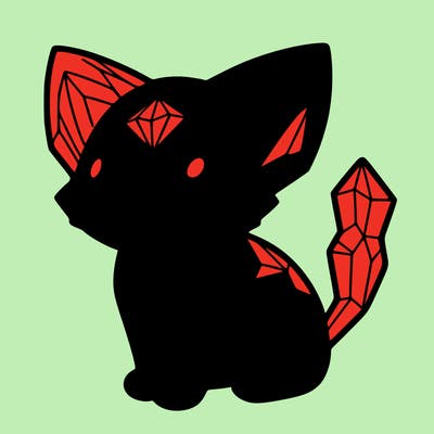 crystal kitten
